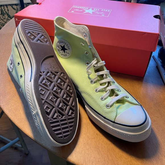 CONVERSE CHUCK TAYLOR MENS 12 CITRON - BRAND NEW! $90 RETAIL - Picture 8 of 12